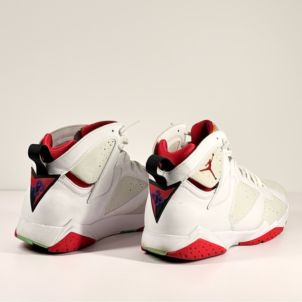 Air Jordan 7 Retro Hare White True Red Men's Size 12 - 304775-125 - Picture 6 of 13